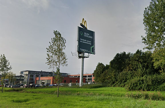 Afwijzing moderniseren reclamemast langs A2 bij Waardenburg is terecht