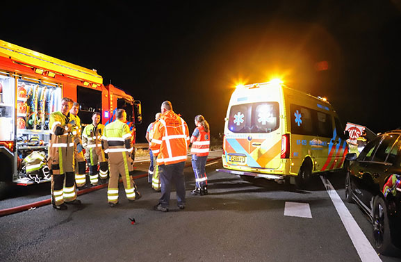 Dodelijk ongeval op de A15 tussen Opheusden en Kesteren door spookrijder