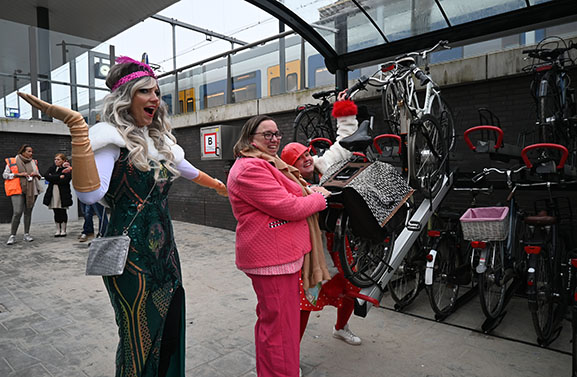 Nieuwe fietsenstalling Geldermalsen geopend