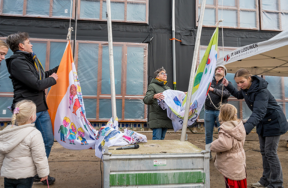 Hoogste punt bereikt bij bouw Brede school Cingelplein