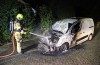 Bestelauto uitgebrand in Geldermalsen